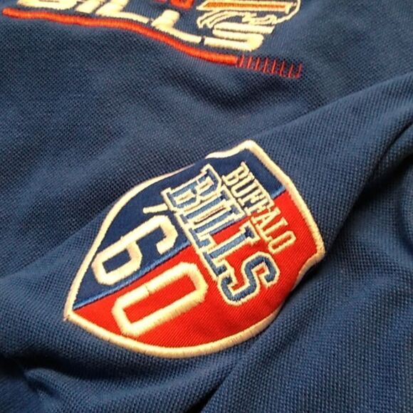 NFL Pro Football Buffalo Bills Men's Med polo shirt Sports Outside Athletic - Picture 8 of 8